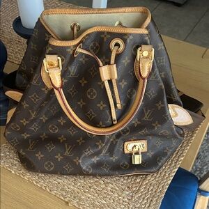 Louis Vuitton Classic Brown Monogram Bucket Bag